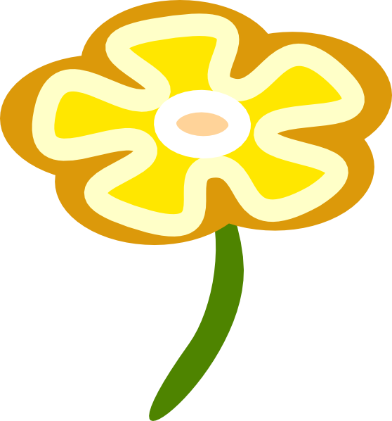 Stylized Yellow Flower Illustration.png