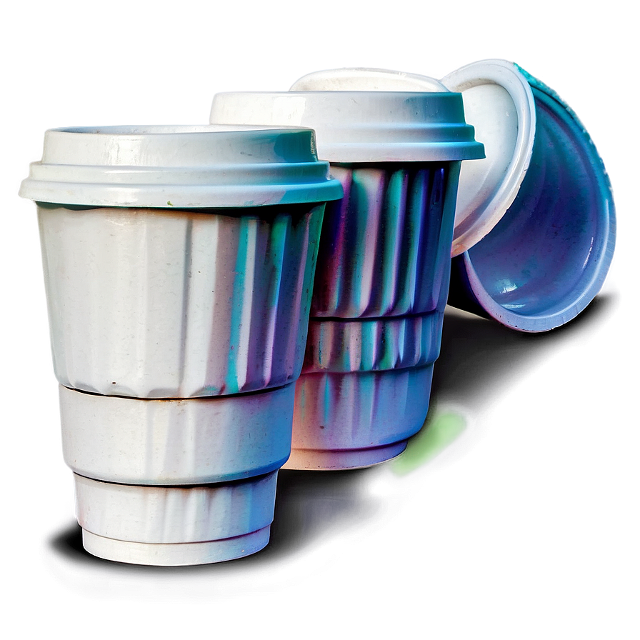 Styrofoam Cup Stack Png 06122024