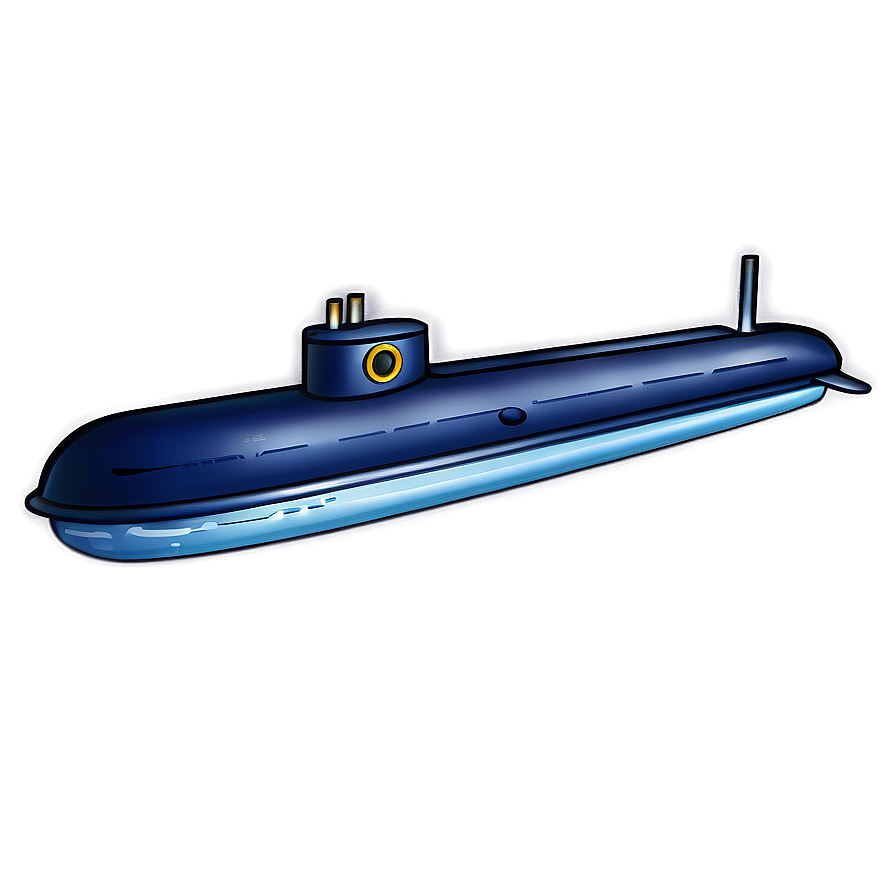 Submarine Illustration PNG 70 PNG with transparent background