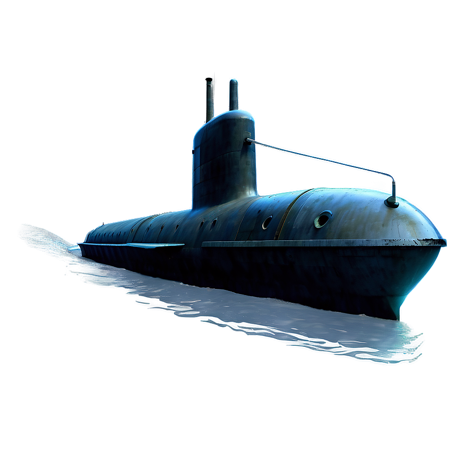 Submarine In Stormy Seas Png 81