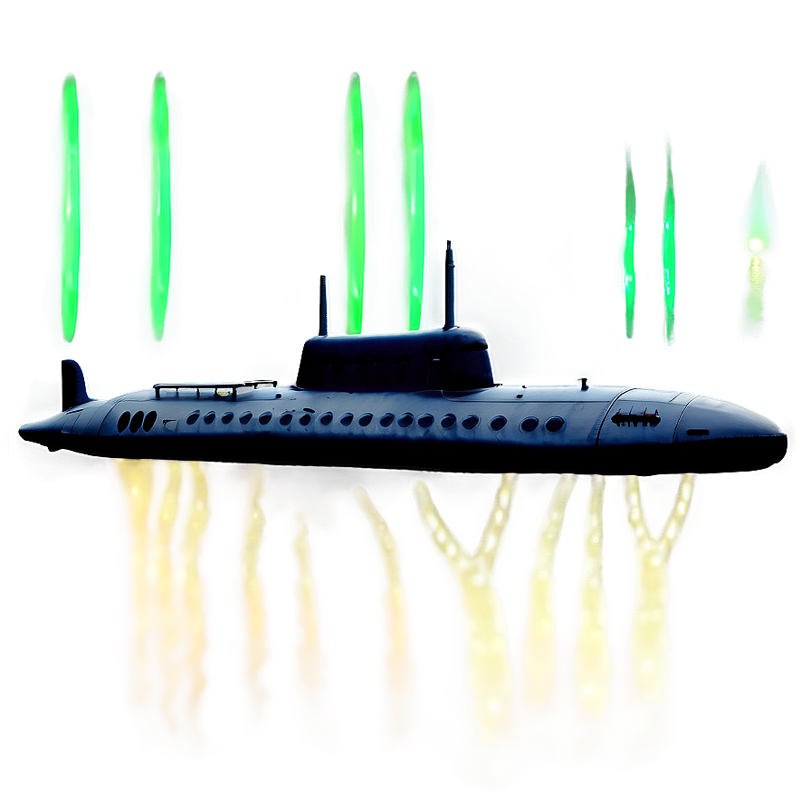 Submarine With Lights Png Ijv95