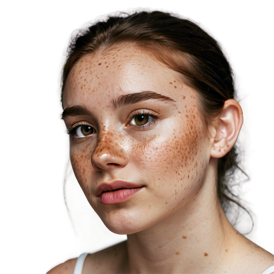 Subtle Freckles On Cheeks Png 83