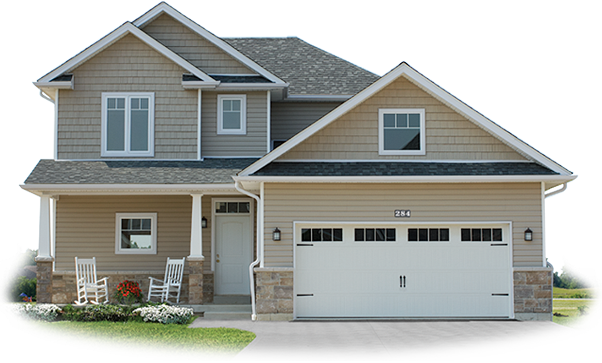 Suburban Housewith Garage