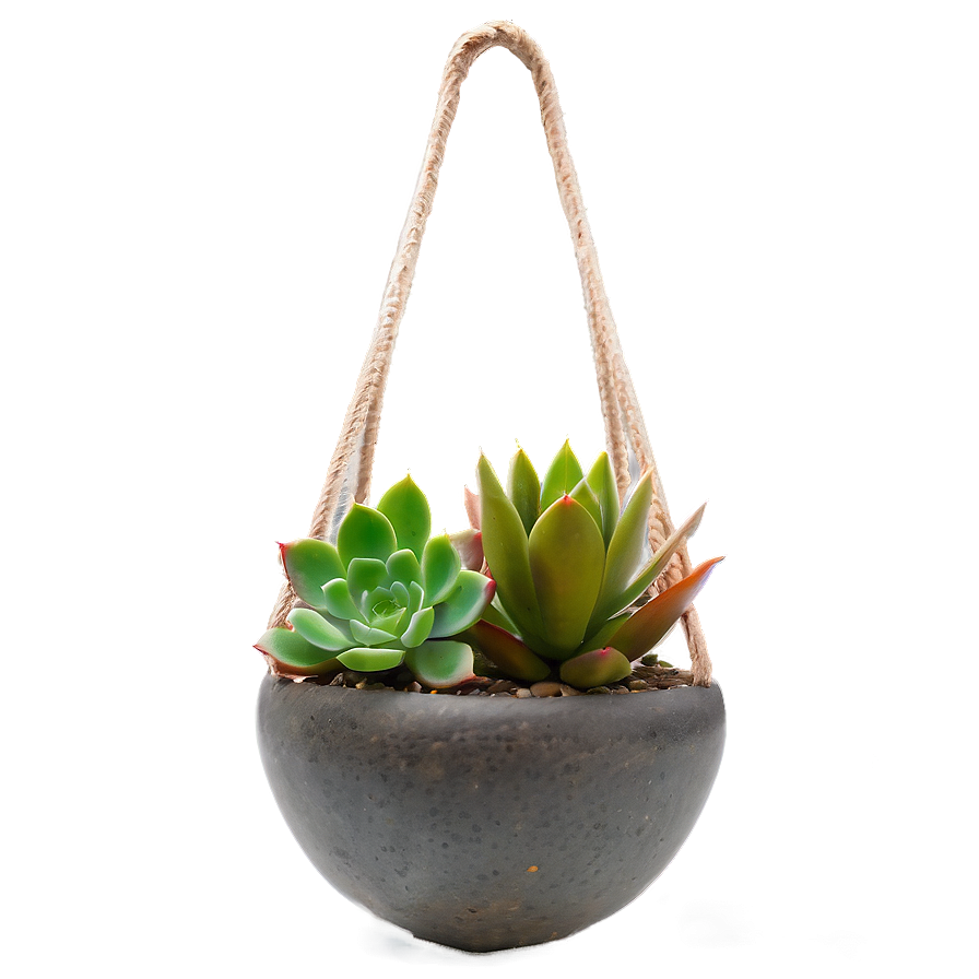 Succulent Hanging Plant Png Tkx3