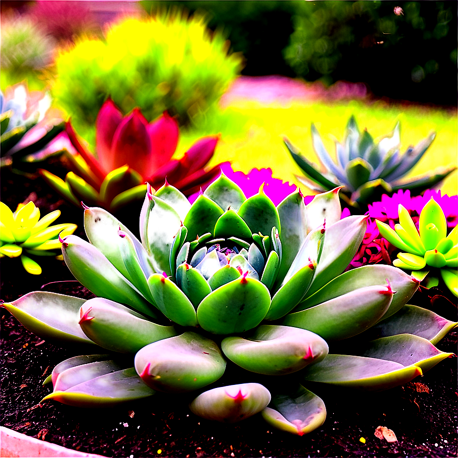 Succulent Landscape Ideas Png Mlk99