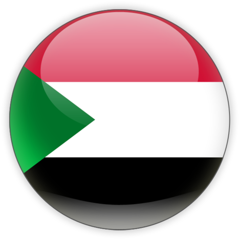 Sudan Round Flag Png, Transparent Png PNG with transparent background