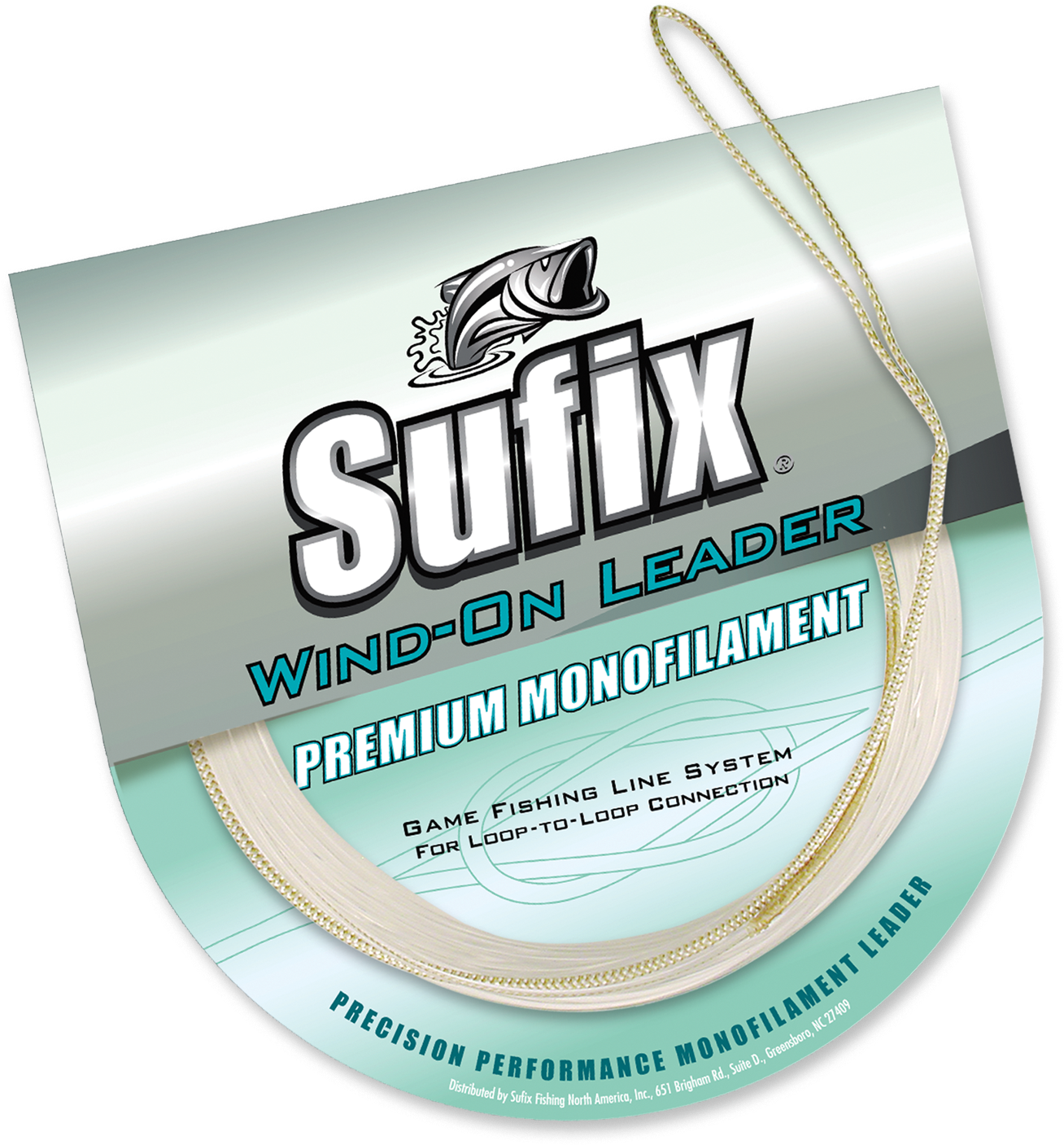 Sufix Wind On Leader Fishing Line Packaging