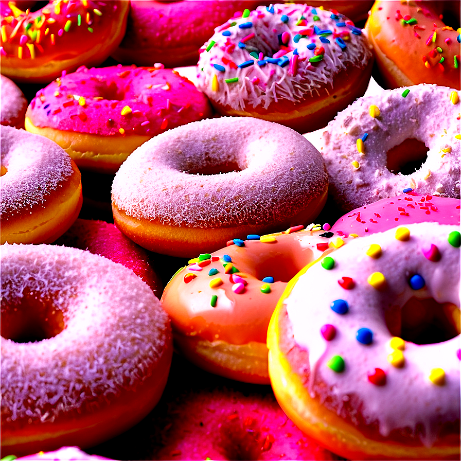 Sugar Dusted Donut Png 38