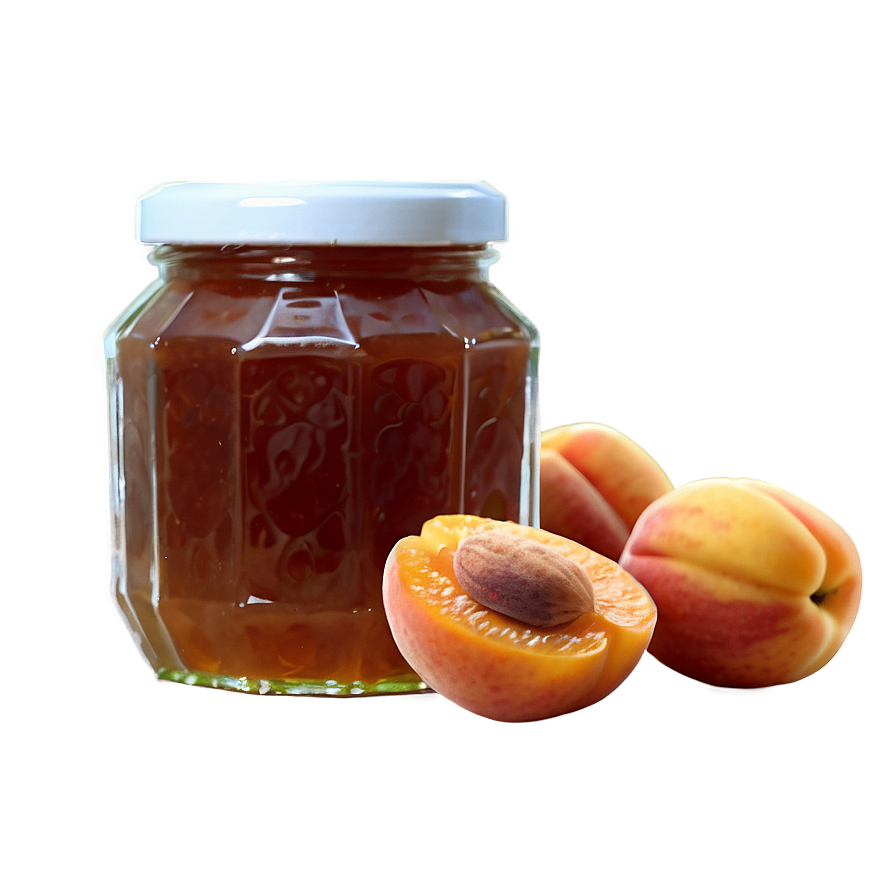 Sugar-Free Apricot Jam PNG jhn PNG with transparent background