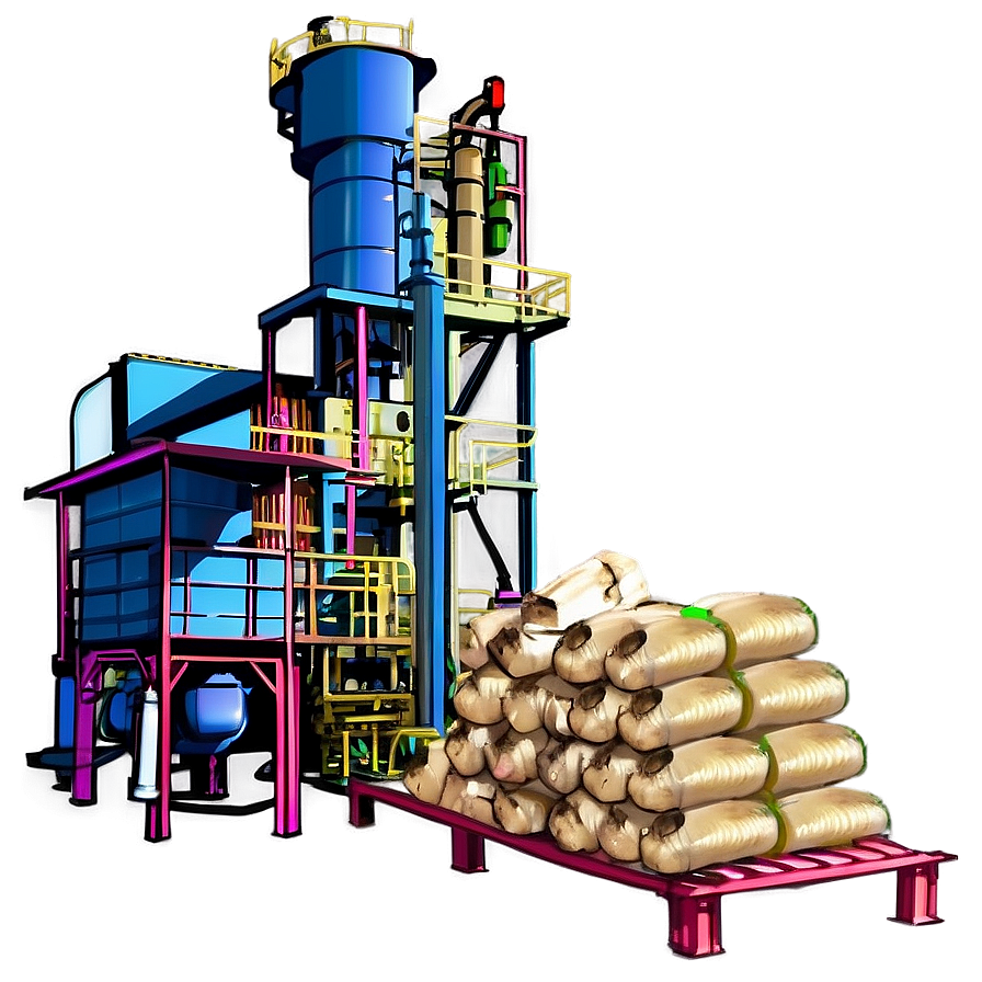 Sugar Mill Processing Sugarcane Png 06262024