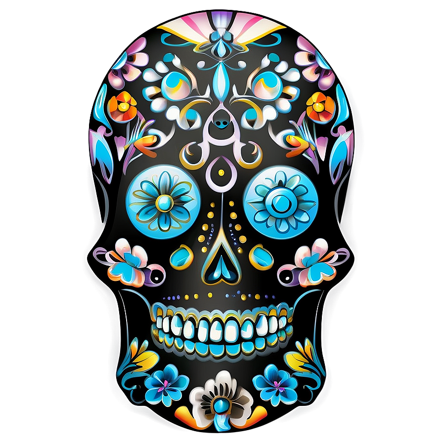 Sugar Skull Tattoo PNG   05042024 PNG with transparent background