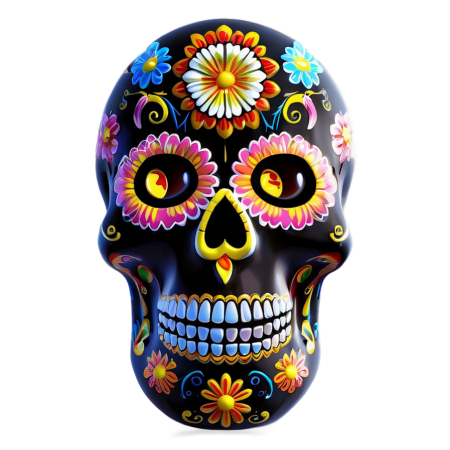 Sugar Skulls Day of the Dead PNG 97 PNG with transparent background