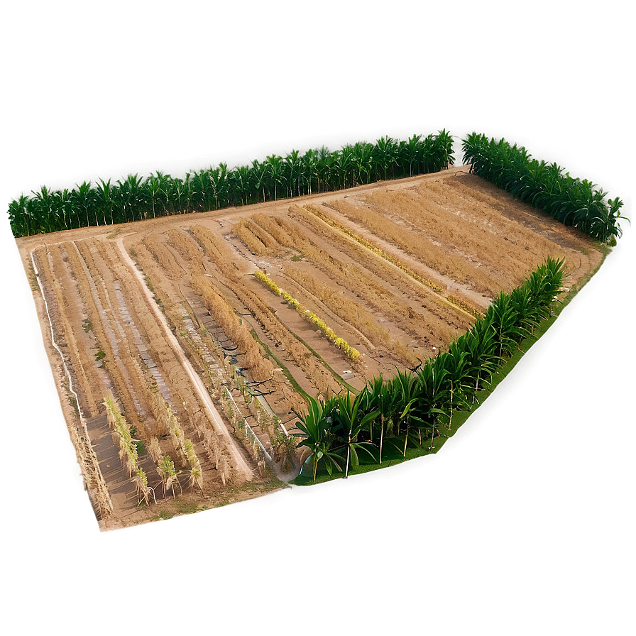 Sugarcane Field Aerial View Png Mnc