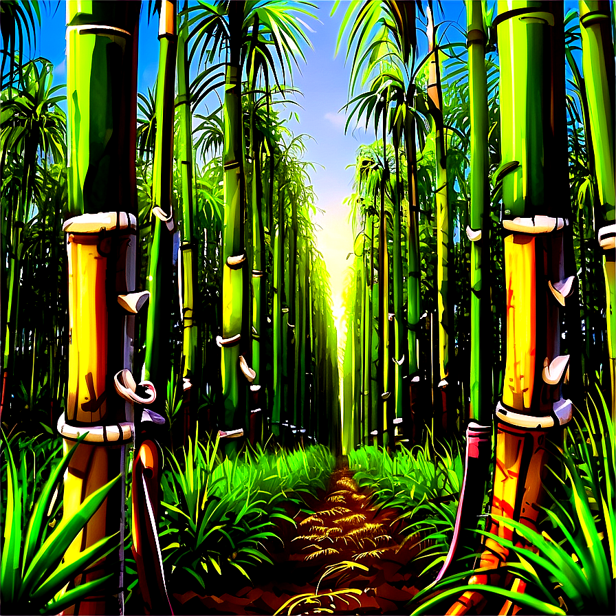 Sugarcane Plantation View Png Wmd78