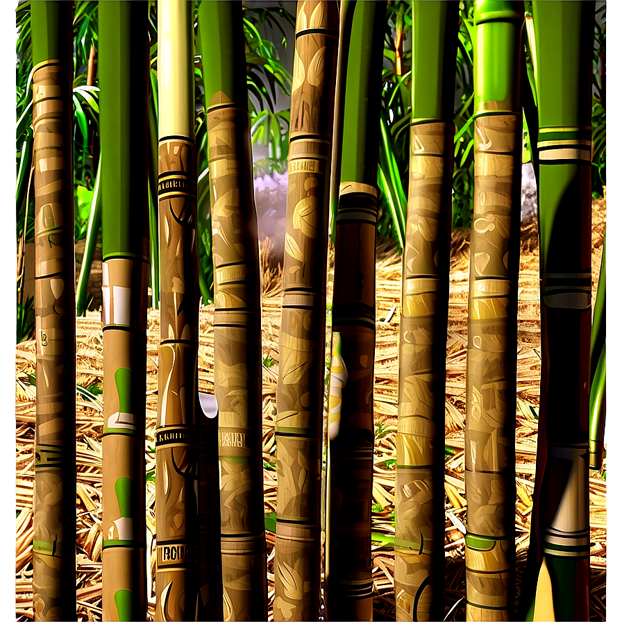 Sugarcanes In Sunny Field Png 06262024