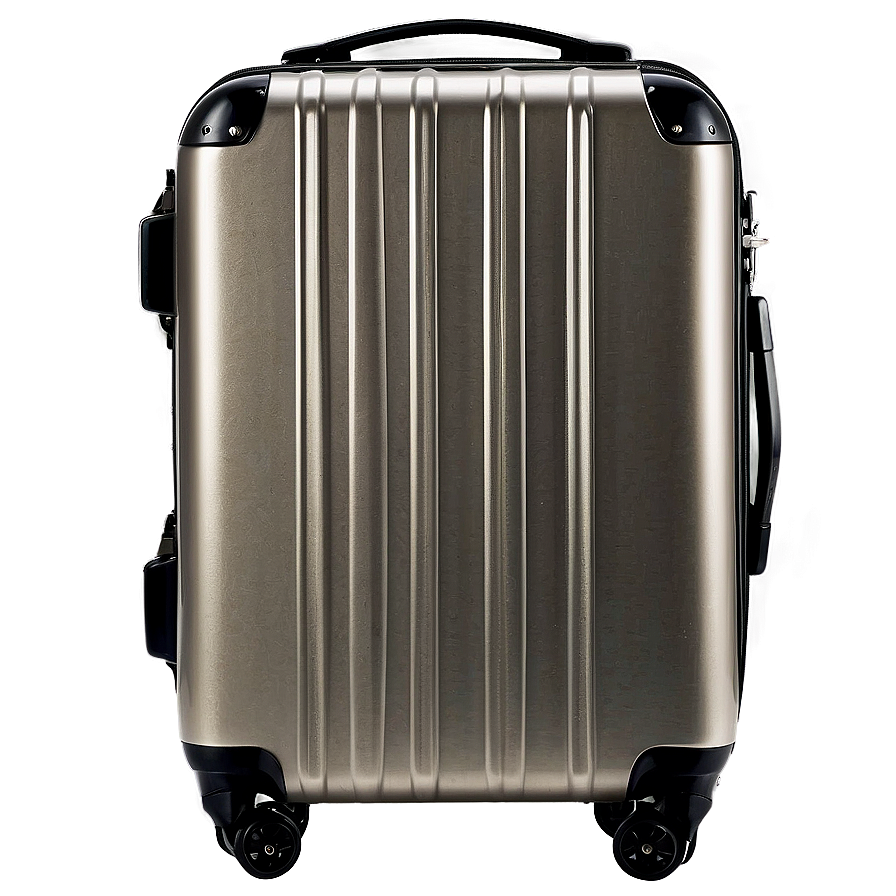 Suitcase With Compression Straps Png Vng51