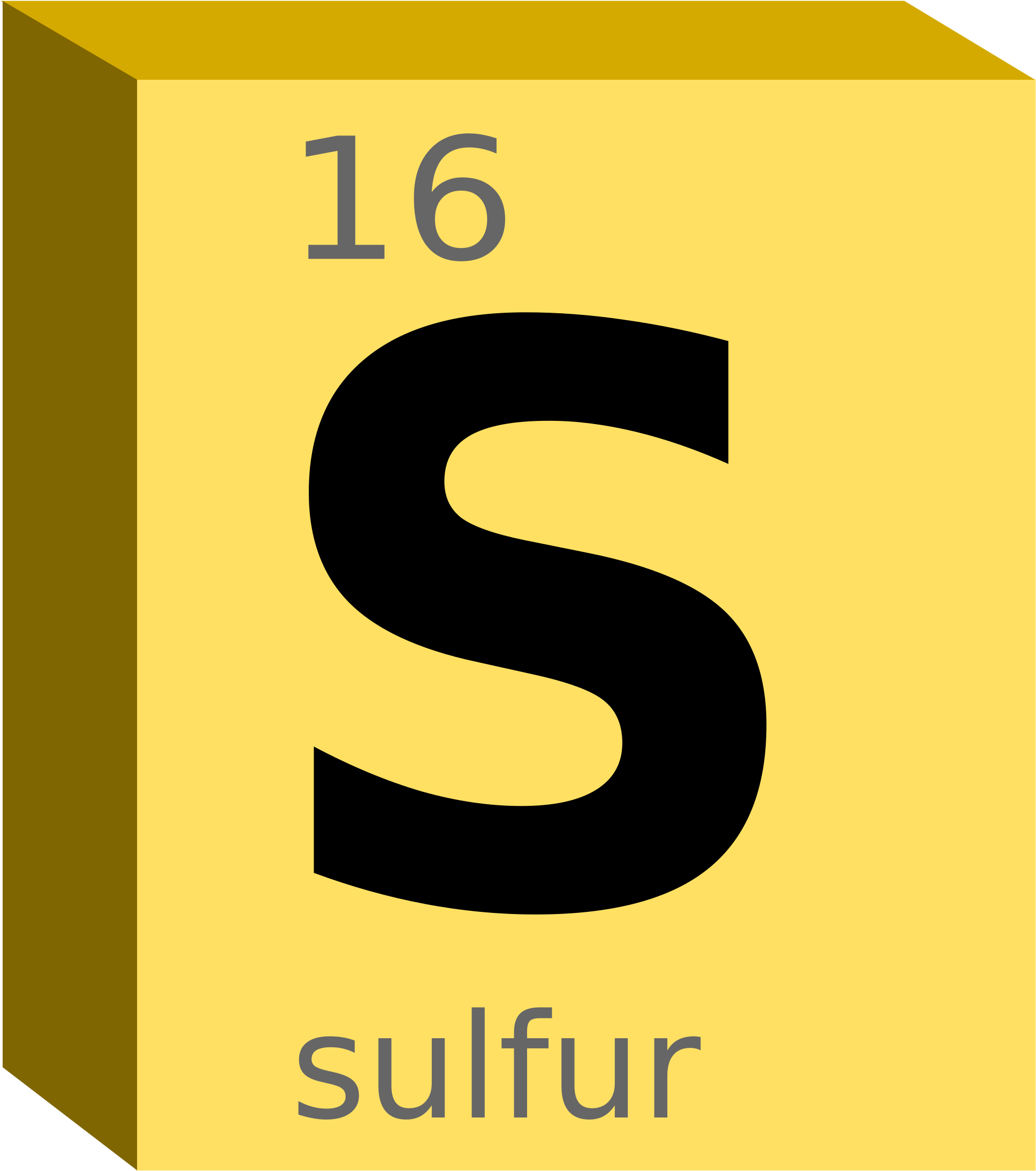 Sulfur Block- Chemistry - Sulfur Clipart, HD Png Download PNG with transparent background