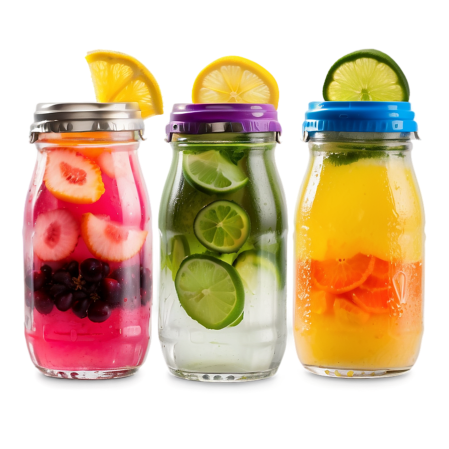 Summer Aguas Frescas Selection Png Frn12