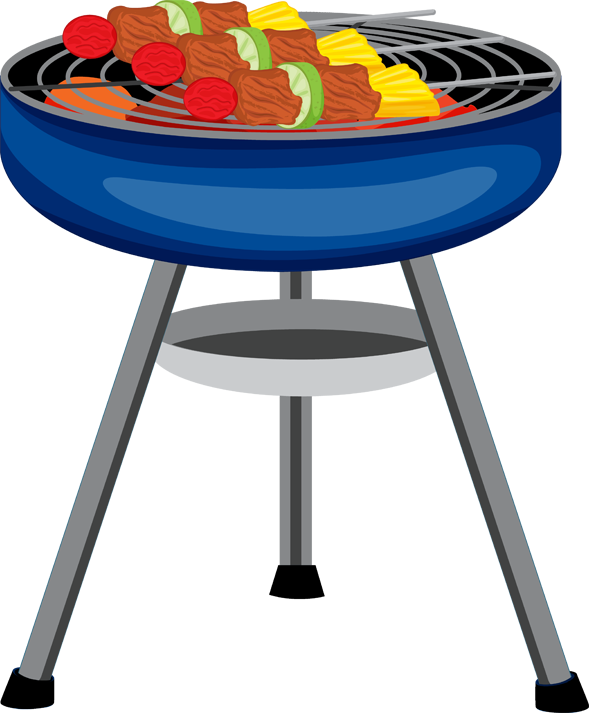 Summer Barbecue Grill Vector