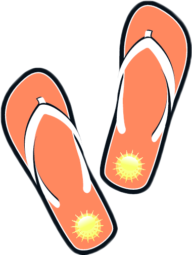 Sandals Clipart Roman Sandal - Clipart Flipflops, HD Png Download PNG with transparent background
