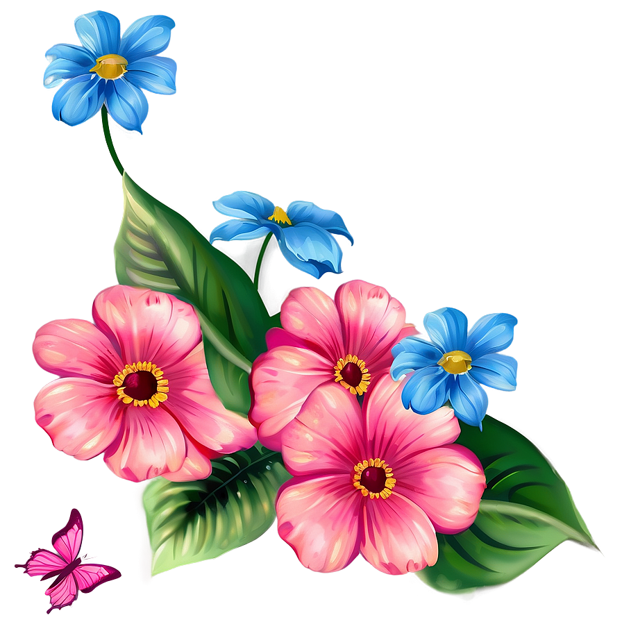 Summer Flower Transparent Art PNG 05252024 PNG image with a transparent background, free high-resolution download