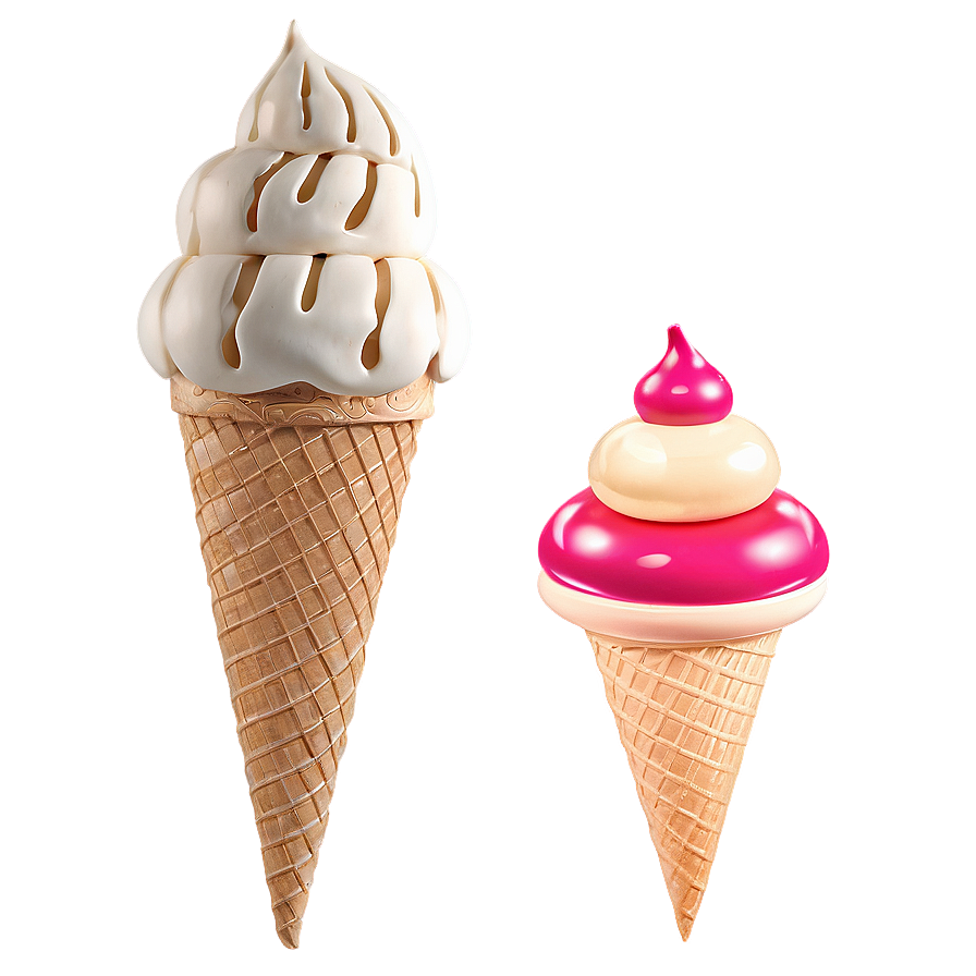 Summer Ice Cream Cone Png 2