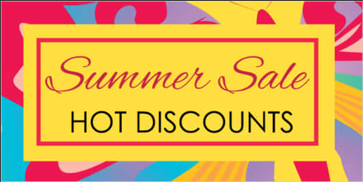 Summer Sale Hot Discounts Banner