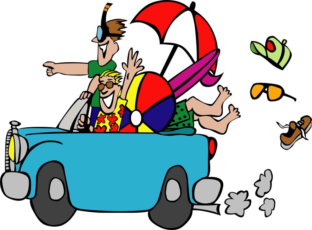 Excited, Trip, Summer, Vacation, Road Trip, Packed, - Vacation Clip Art Png, Transparent Png PNG with transparent background