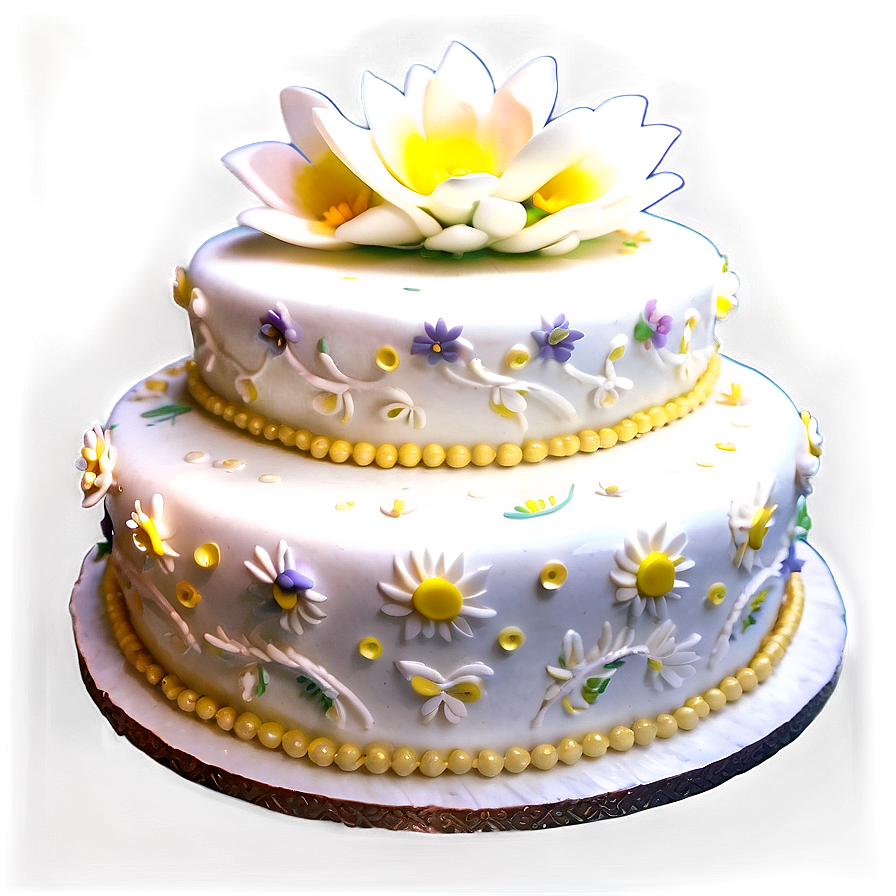 Summer Wedding Cake Png Sqn