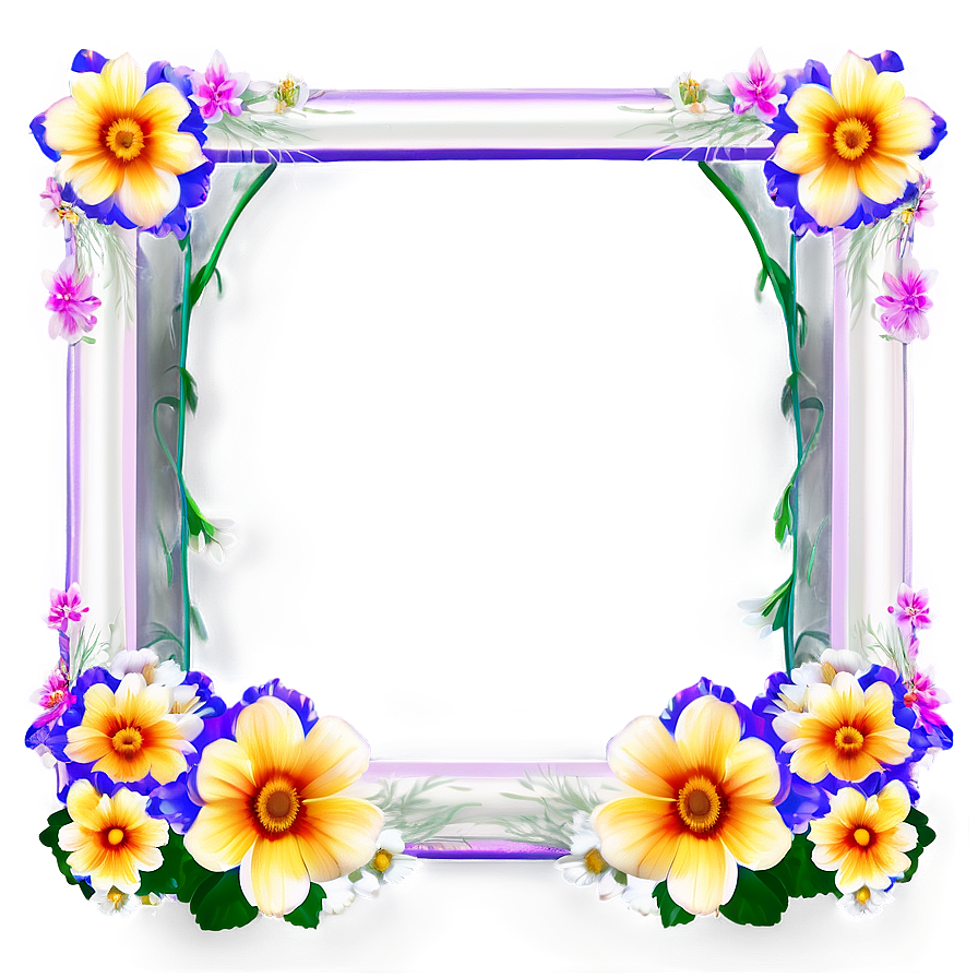 Summer Wedding Frame Png 92