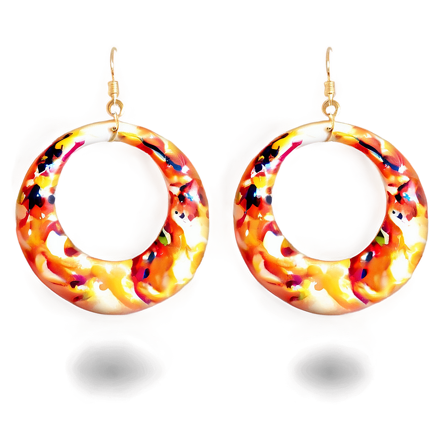 Sun Hoop Earring Png 06132024