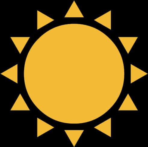 Sun Icon Transparent Background