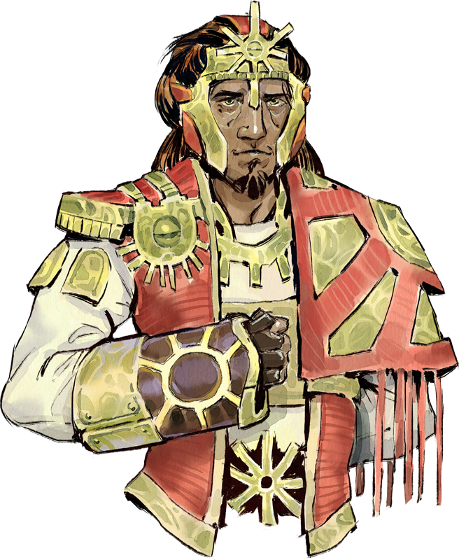 Sun Priest Character Art