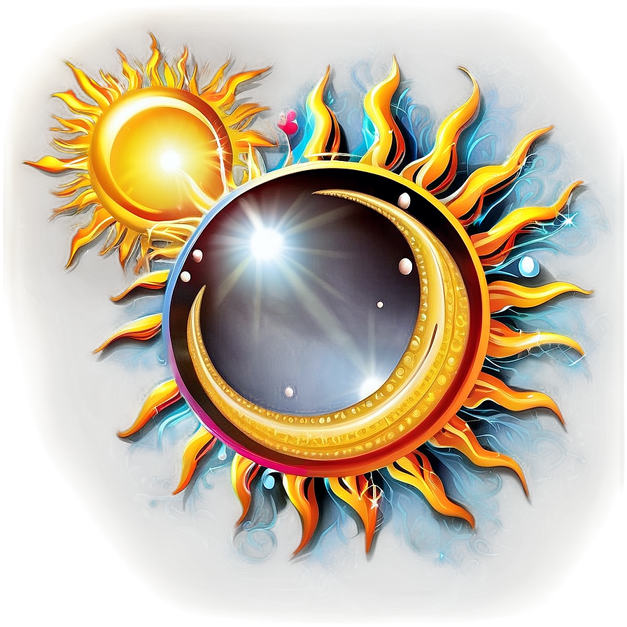 Sun Reflection Illustration Png 06262024