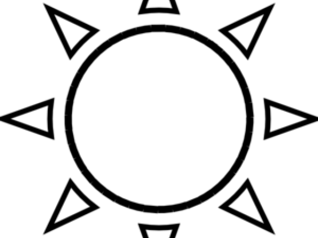 Sun Symbol Graphic PNG with transparent background