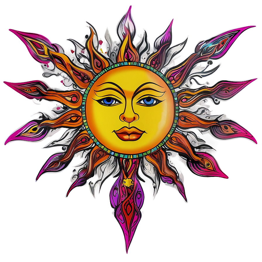 Sun Tattoo Png Vgp32