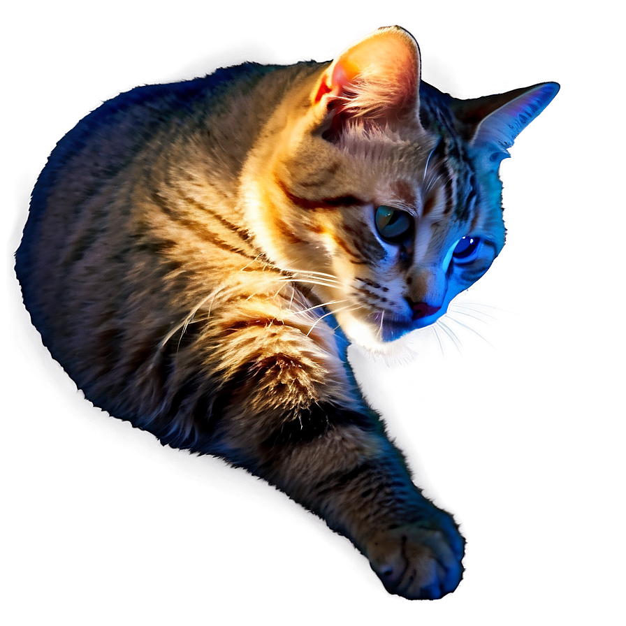 Sunbathing Cat Meme Png 91