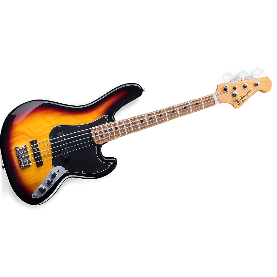 Sunburst Bass Guitar Png 06202024