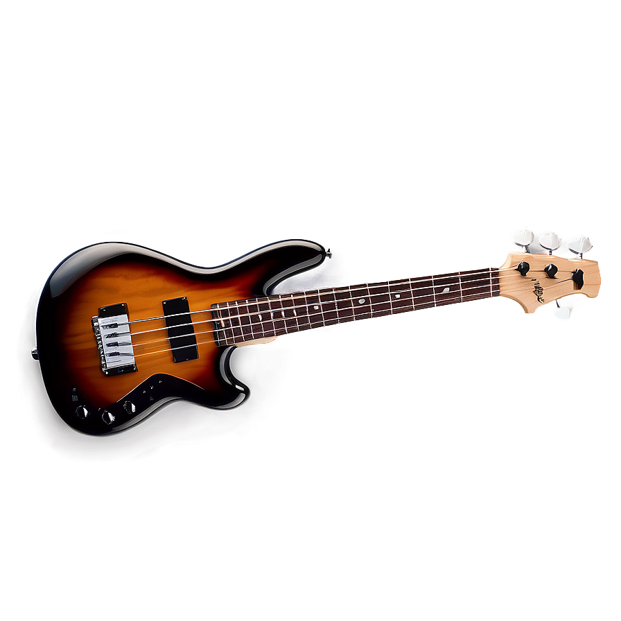 Sunburst Bass Guitar Png 97