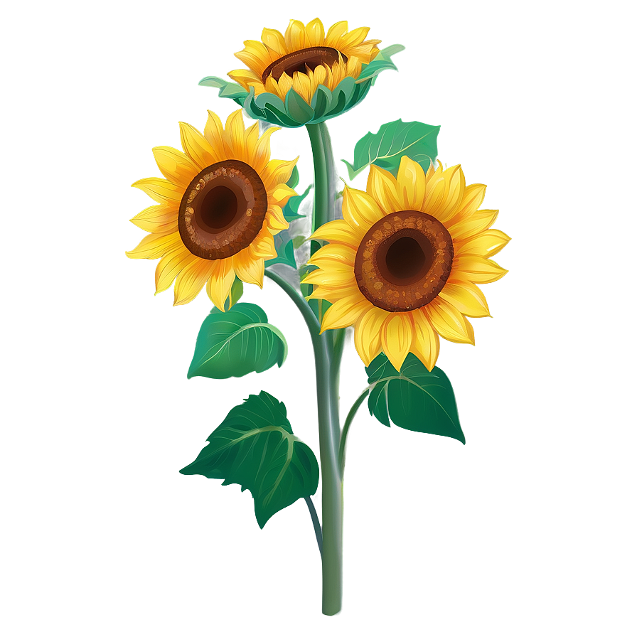 Sunflower Clipart Collection Png 40