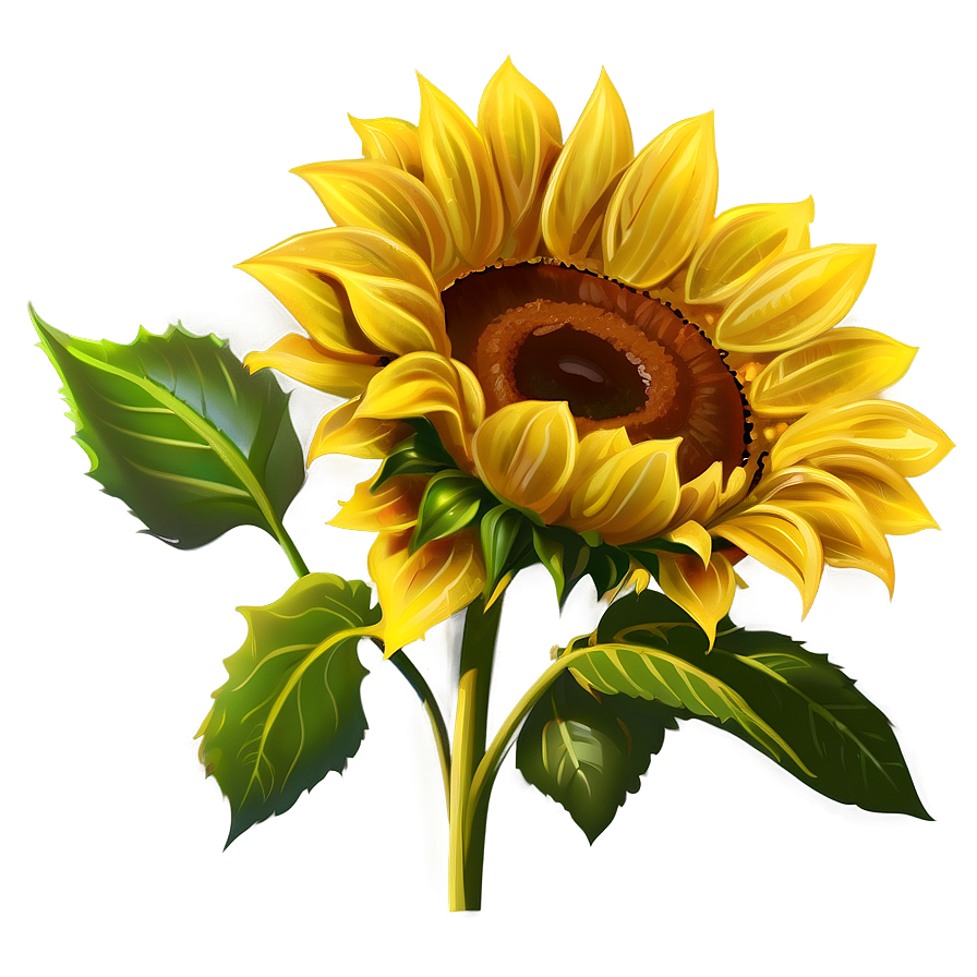 Sunflower Clipart PNG 05252024 PNG image with a transparent background, free high-resolution download