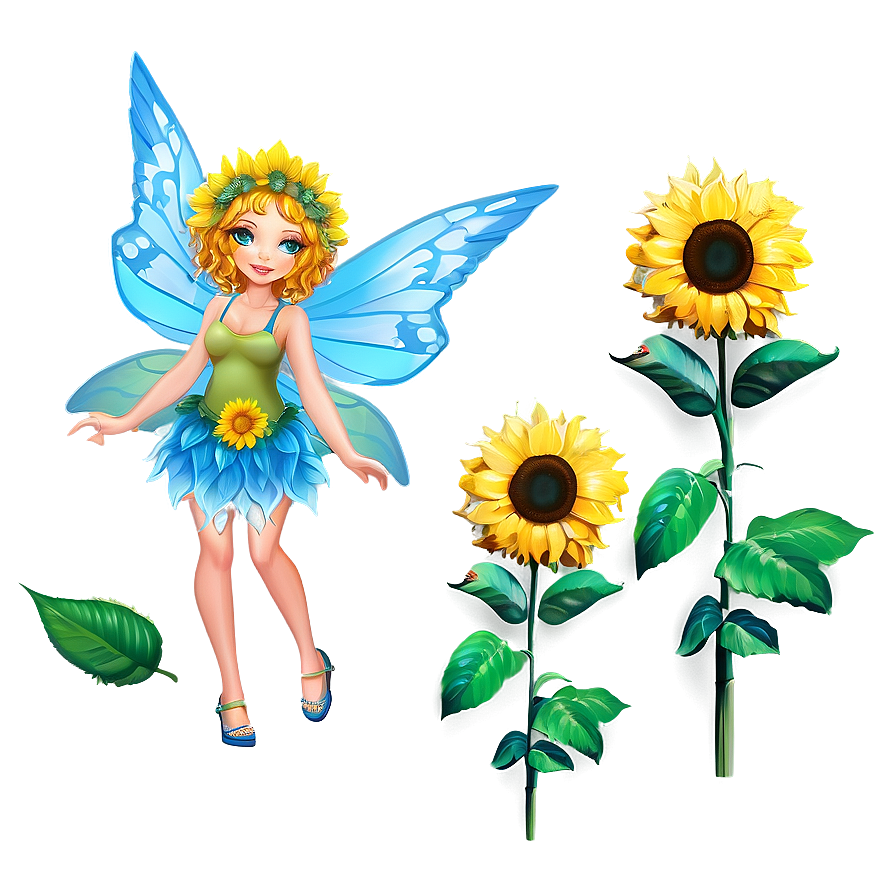 Sunflower Fairy Png 7