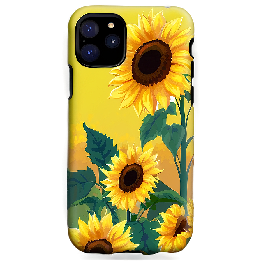 Sunflower Field Phone Case Png Toa