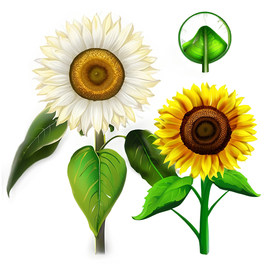Sunflower Field PNG haq PNG with transparent background