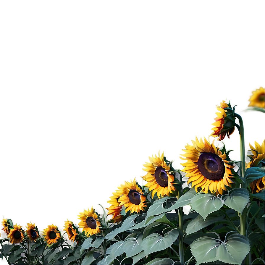 Sunflower Field Tumblr Png Olw