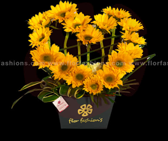 Sunflower Heart Arrangement Floral Design