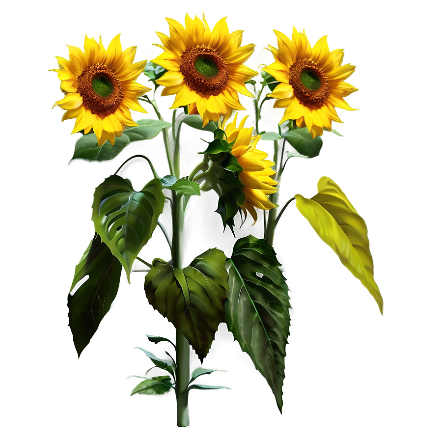 Sunflower In Field Png Ipk20