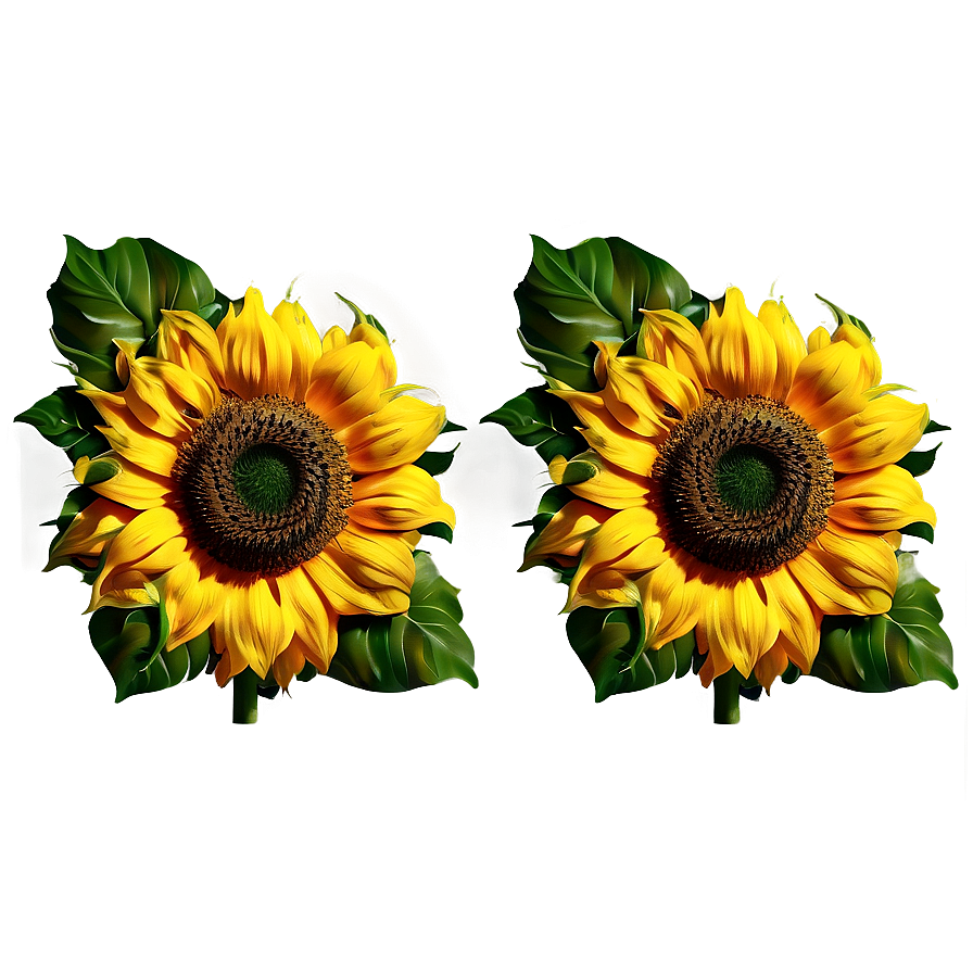 Sunflower Pattern Seamless Png Igj