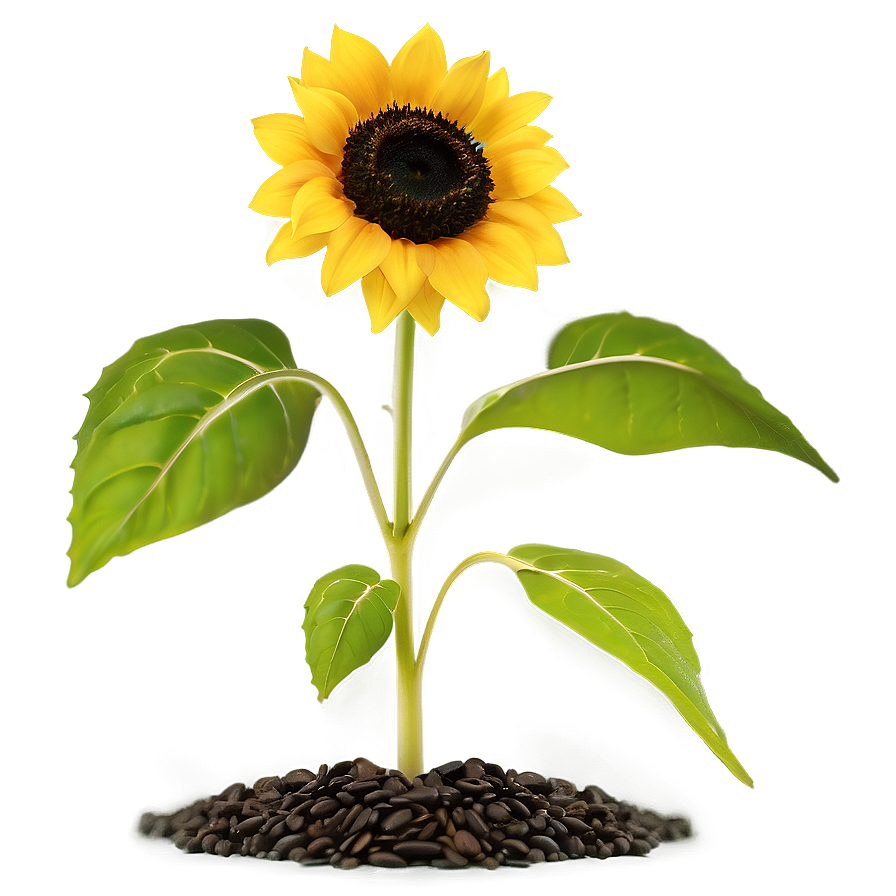 Sunflower Seedling Png Veq