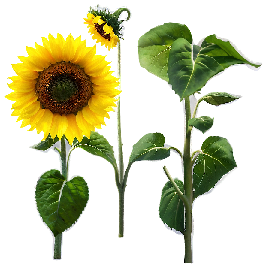 Sunflower Silhouette Transparent PNG 61 PNG image with a transparent background, free high-resolution download